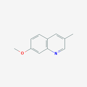 molecular formula C11H11NO B11912970 7-methoxy-3-methylQuinoline 