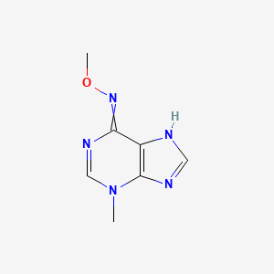molecular formula C7H9N5O B11913073 N-Methoxy-3-methyl-3H-purin-6-amine CAS No. 89018-73-5