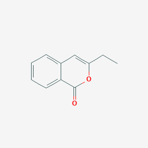 molecular formula C11H10O2 B11913147 3-Ethyl-isochromen-1-one CAS No. 26477-57-6