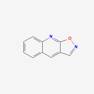 molecular formula C10H6N2O B11913196 Isoxazolo[5,4-b]quinoline 
