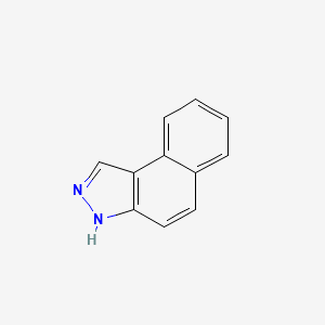 molecular formula C11H8N2 B11913232 3H-Benzo[e]indazole CAS No. 232-89-3