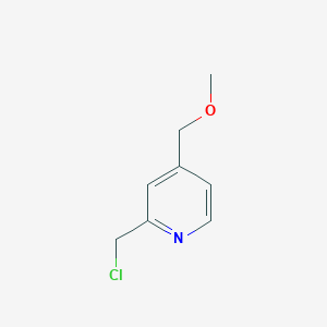 molecular formula C8H10ClNO B11913245 2-(Chloromethyl)-4-(methoxymethyl)pyridine 