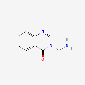 molecular formula C9H9N3O B11913257 3-(Aminomethyl)quinazolin-4(3h)-one CAS No. 69061-85-4