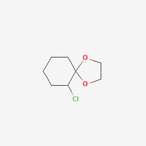 molecular formula C8H13ClO2 B11913312 6-Chloro-1,4-dioxaspiro[4.5]decane CAS No. 6954-16-1
