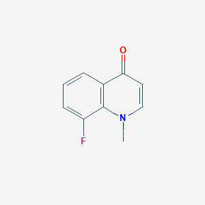 molecular formula C10H8FNO B11913343 8-Fluoro-1-methylquinolin-4(1H)-one 