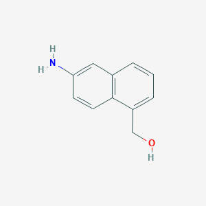 molecular formula C11H11NO B11913376 (6-Aminonaphthalen-1-yl)methanol 