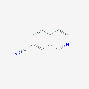 molecular formula C11H8N2 B11913406 1-Methylisoquinoline-7-carbonitrile 