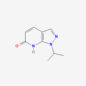 molecular formula C9H11N3O B11913473 1-Isopropyl-1H-pyrazolo[3,4-b]pyridin-6(7H)-one 