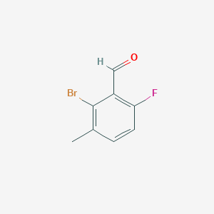 molecular formula C8H6BrFO B119135 2-Bromo-6-fluoro-3-methylbenzaldehyde CAS No. 154650-16-5
