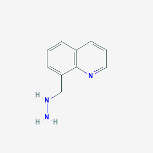 molecular formula C10H11N3 B11913541 8-(Hydrazinylmethyl)quinoline CAS No. 64821-23-4