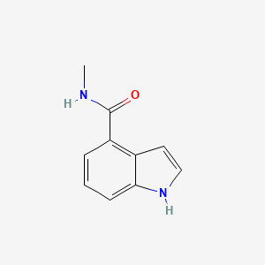 molecular formula C10H10N2O B11913580 N-methyl-1H-indole-4-carboxamide 