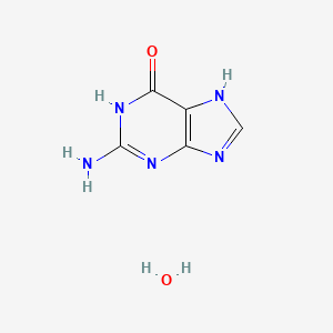 molecular formula C5H7N5O2 B11913592 2-Amino-1H-purin-6(9H)-one hydrate CAS No. 35020-24-7