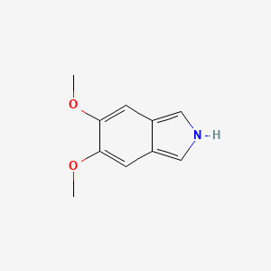 molecular formula C10H11NO2 B11913599 5,6-Dimethoxy-2H-isoindole 