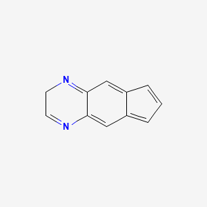molecular formula C11H8N2 B11913614 2H-Cyclopenta[G]quinoxaline CAS No. 20424-48-0