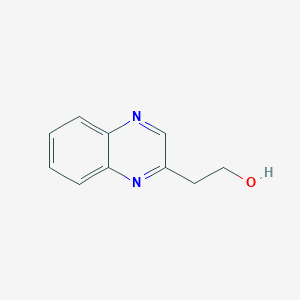 molecular formula C10H10N2O B11913629 2-(Quinoxalin-2-YL)ethanol CAS No. 30093-23-3