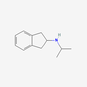 molecular formula C12H17N B11913648 N-Isopropyl-2,3-dihydro-1H-inden-2-amine 