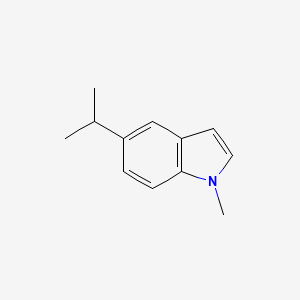 molecular formula C12H15N B11913670 5-Isopropyl-1-methyl-1H-indole CAS No. 210536-48-4