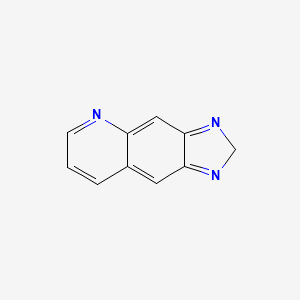 molecular formula C10H7N3 B11913673 2H-Imidazo[4,5-G]quinoline CAS No. 50511-45-0