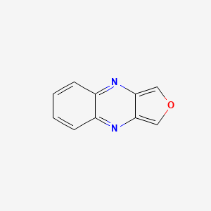 molecular formula C10H6N2O B11913692 Furo[3,4-b]quinoxaline CAS No. 269-71-6