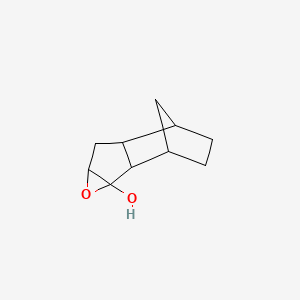 molecular formula C10H14O2 B11913717 3,4-Epoxytricyclo(5.2.1.0 2,6)-decanol CAS No. 26616-34-2