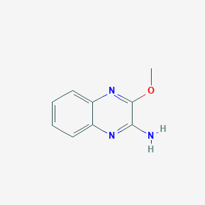molecular formula C9H9N3O B11913726 3-Methoxyquinoxalin-2-amine 