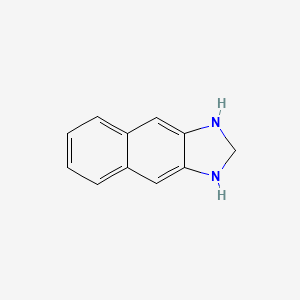 molecular formula C11H10N2 B11913764 2,3-Dihydro-1H-naphtho[2,3-d]imidazole 