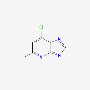 molecular formula C7H6ClN3 B11913928 7-chloro-5-methyl-7aH-imidazo[4,5-b]pyridine 