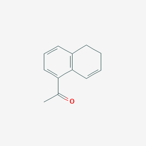 molecular formula C12H12O B11913962 1-(5,6-Dihydronaphthalen-1-yl)ethanone 