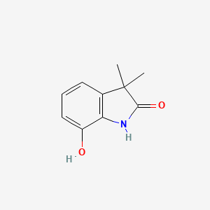 molecular formula C10H11NO2 B11913963 7-Hydroxy-3,3-dimethylindolin-2-one 