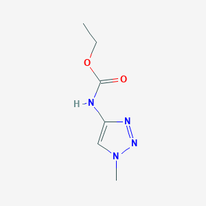 molecular formula C6H10N4O2 B11914031 Ethyl (1-methyl-1H-1,2,3-triazol-4-yl)carbamate CAS No. 99848-29-0