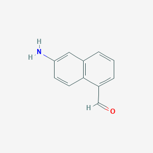 molecular formula C11H9NO B11914057 6-Amino-1-naphthaldehyde 