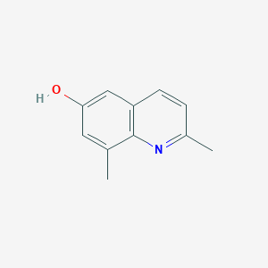 molecular formula C11H11NO B11914066 2,8-Dimethylquinolin-6-ol 