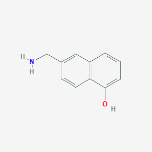 molecular formula C11H11NO B11914067 2-(Aminomethyl)-5-hydroxynaphthalene 