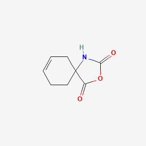 molecular formula C8H9NO3 B11914071 3-Oxa-1-azaspiro[4.5]dec-7-ene-2,4-dione CAS No. 61404-30-6