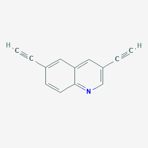 molecular formula C13H7N B11914099 3,6-Diethynylquinoline 
