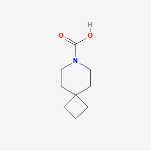 molecular formula C9H15NO2 B11914108 7-Azaspiro[3.5]nonane-7-carboxylic acid 