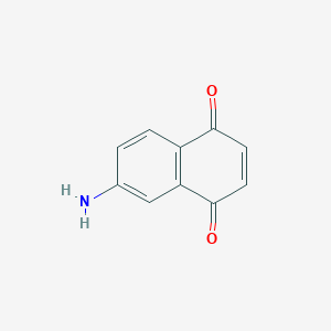molecular formula C10H7NO2 B11914124 6-Aminonaphthalene-1,4-dione CAS No. 88437-18-7
