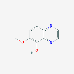 molecular formula C9H8N2O2 B11914134 6-Methoxyquinoxalin-5-ol CAS No. 62163-13-7