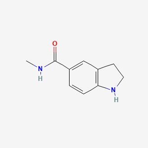 molecular formula C10H12N2O B11914150 N-Methylindoline-5-carboxamide 