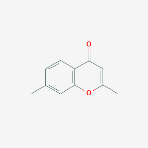 molecular formula C11H10O2 B11914183 2,7-dimethyl-4H-chromen-4-one CAS No. 41796-13-8