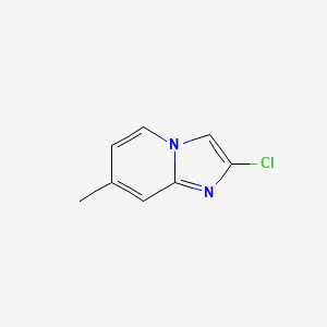 molecular formula C8H7ClN2 B11914209 2-Chloro-7-methylimidazo[1,2-A]pyridine 