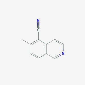 molecular formula C11H8N2 B11914211 6-Methylisoquinoline-5-carbonitrile 