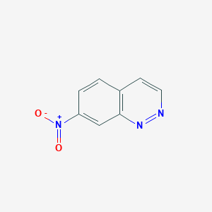 molecular formula C8H5N3O2 B11914216 7-Nitrocinnoline CAS No. 817209-45-3