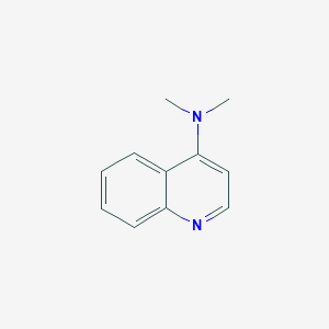 molecular formula C11H12N2 B11914223 Dimethyl-quinolin-4-yl-amine CAS No. 31401-47-5