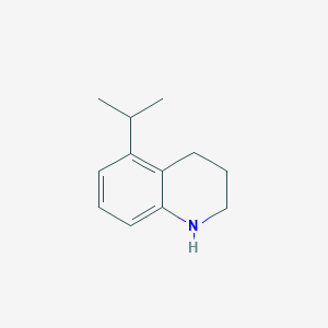 molecular formula C12H17N B11914224 5-Isopropyl-1,2,3,4-tetrahydroquinoline 