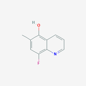 molecular formula C10H8FNO B11914251 8-Fluoro-6-methylquinolin-5-ol 