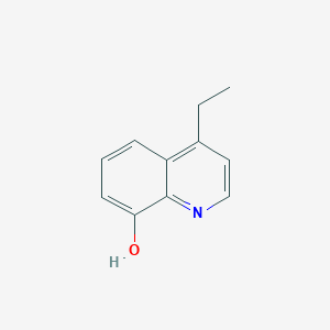 molecular formula C11H11NO B11914271 4-Ethylquinolin-8-ol CAS No. 90850-71-8