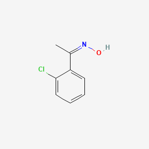 molecular formula C8H8ClNO B11914309 (NZ)-N-[1-(2-chlorophenyl)ethylidene]hydroxylamine 