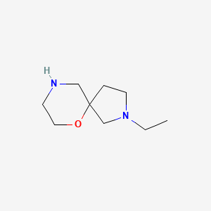 molecular formula C9H18N2O B11914368 2-Ethyl-6-oxa-2,9-diazaspiro[4.5]decane 
