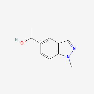 molecular formula C10H12N2O B11914392 1-(1-Methyl-1H-indazol-5-yl)ethanol 